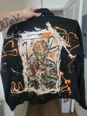 Anime Art Demin Jacket